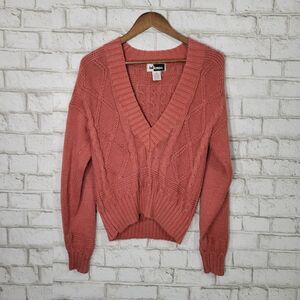 Idioms 90's heavy v-neck sweater